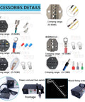 Terminal Crimping Tool With Seven Die Sets For Insulated And Noninsulated Terminals, accessories and components shown
