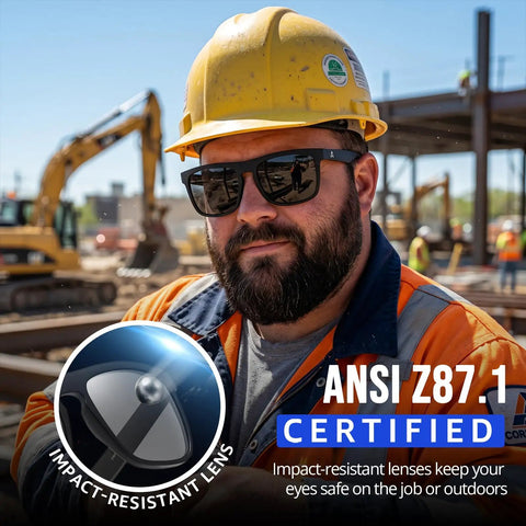 Premium Mens Photochromic Polarized Sunglasses Featuring Hella Sharp Transition Lenses And Top Tier ANSI Z871 Safety Certification For All Day Outdoor Use With Zero Sweat Glare Blocking Vibes