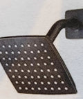 Venturi Single-Handle Tub And Shower Faucet in Tuscan Bronze square showerhead detail