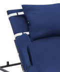 Close-up of Super Comfy Electric Bed Backrest Lift For Elderly Seniors With 330 Lb Weight Capacity, showing breathable linen cover and steel frame.