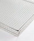 Replacement Air Fryer Basket For TOA95 And Other Models, 304 Stainless Steel Wire Rack, nonstick tray detail image