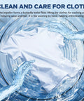 Heavy Duty Portable Washing Machine With Self Draining Pump Ten Auto Wash Cycles And Slick LED Interface slides into tiny kitchens with flowing water and a white shirt.