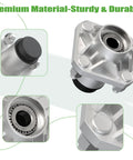 Front Wheel Hub Assembly Kit For Club Car DS Golf Cart 1974-2003, 2 Pack, close-up of aluminum hub with LM11949 bearing.
