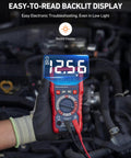 TRMS Digital Multimeter For DIY Electrical Projects, 2000 Counts with backlit display used in engine troubleshooting