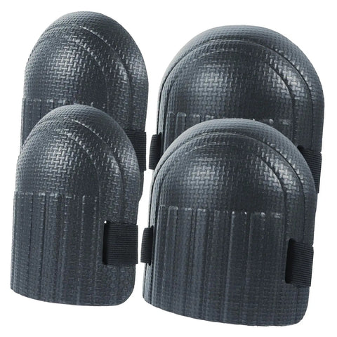 Heavy Duty Work Knee Pads With Wear Resistant Pads Built In Joint Protectors For Construction And Repair Comfy Soft Kneepads That Actually Handle The Daily Grind 4 Piece Pack, black protective gear.