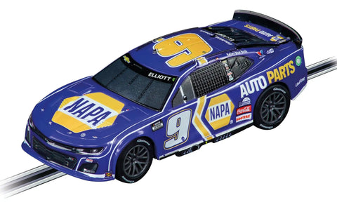 Talladega NASCAR Slot Car Race Set With Electric Power Includes Two Cars And Two Hand Controllers 1 43 Scale Epic High Speed Action