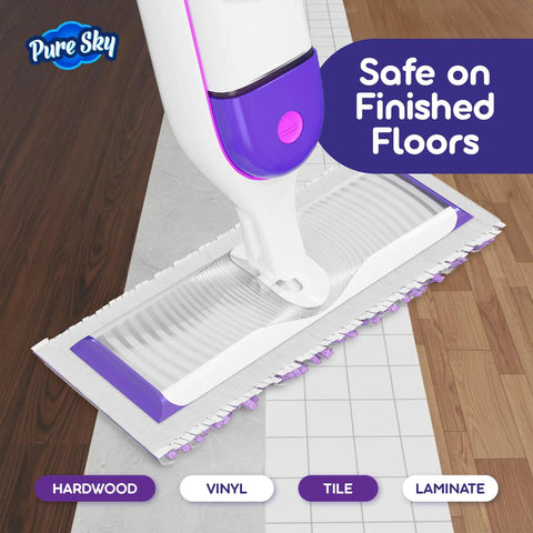 30 Pack Power Mop Refills For PowerMop, Upgraded Full Width Pads With Extra Absorbent Layer, 5X Cleaning Power, Heavy Duty Replacement Pads, Bulk Pack For Home, Office And Crew Cleaning, safe on finished floors