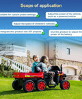 Children riding toy vehicle outdoors highlighting Brushed DC Motor PWM Speed Controller 7-70V 30A Adjustable Variable Speed Module