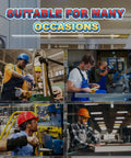 Collage of workers using tools for metal bending, suitable for various HVAC and roofing tasks with 3 Piece Hand Seamers Set.