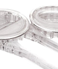 Beefed Up Anti Bump Deadbolt Door Lock With Magnetic Locking System, clear plastic design for home security upgrade.