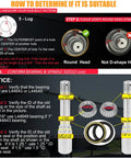 Guide for Beefed Up 5 Lug Trailer Hub Kit 4.5 Inch Pattern Fits 1 Inch And 1-1/16 Inch Straight Spindles Up To 2000 Lbs. Steps to verify fit.