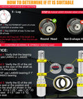 Guide for Heavy Duty 2000Lb Trailer Hub Kit installation, showing 5-lug bolt pattern, spindle size check, and bearing verification