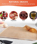 4 Pack 14x14 Inch Silicone Dehydrator Trays With Raised Lip Edge Nonstick Sheets for fruit leather and dried foods