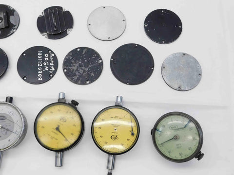 Premium Dial Test Indicator Spare Parts And Hardware Variety Pack With Hella Reliability For Pro Grade Shop Repairs Precision Calibrations And Daily Mechanical Tuning, includes various dial faces and gauges.