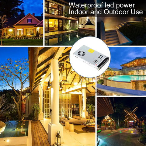 Built Like A Tank 36 Volt 9.7 Amp 350 Watt Ac Dc Switching Power Supply with rugged design for indoor and outdoor lighting.