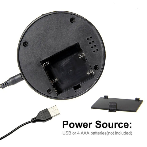 Power source for Touch Sensitive Plasma Ball Lamp Light Nebula Sphere Globe Toy USB or Battery Powered 4 By 4 By 6 Inches