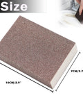 Six Pack 220 Grit Sanding Sponge Blocks For Drywall Wood Furniture Walls Pots Sheetrock Metal, 10x7cm size shown