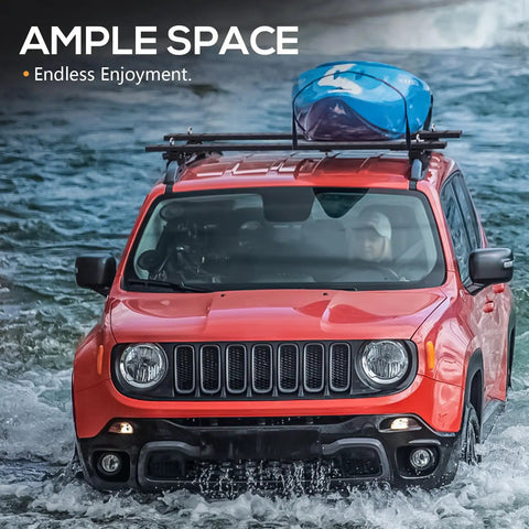 Heavy Duty 300 Pound Universal Roof Rack Cross Bars Built Hella Tough For Flush And Raised Side Rails Fully Adjustable Cargo Carrier Haul Your Road Trip Gear Stress Free On Suv Or Car