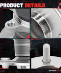 Close-up details of Rear Wheel Bearing And Hub Assembly For Mazda CX-3 2016 2017 2018 2019 2020 2021 FWD 5 Lug Drop In Replacement OE Quality