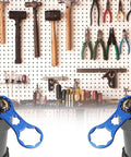 Beefy Blue Aluminum Fork Cap Wrench For Suntour XCM XCR XCT RST Suspension MTB Front Fork Spanner Heavy Duty Tool in workshop