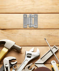 Heavy Duty Stainless Steel Hinges For Cargo Trailers And Dump Trucks Foldable And Detachable Design Rust Resistant And Reinforced For Tough Automotive And Industrial Use Built To Take A Beating Under High Pressure on wood boards