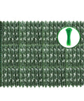 Dope Privacy Fence Screen Ivy Wall Backdrop 120x60 Inch With 18 Mini Hedge Panels Faux Greenery