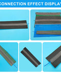 Connection effect of 100FT 1.6MM Stainless Steel Conveyor Belt Threading Pins With Durable Rubber Coating for U1 Systems.