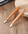 2 Pack Heavy Duty Marking Knife With High Carbon Steel Blade Double Edge Woodworking Scribing Tool And Ergonomic Hardwood Handle on wood surface.