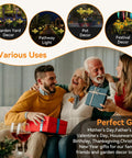 Image showcasing various uses for Go To Solar Carnation Flower Lights For Outdoor Garden Decor Waterproof IP65, including garden and festival decor.