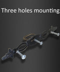 Antique Bronze Cabinet Pulls 6.3 Inch 160mm Vintage Style Drawer Knobs three holes mounting shown with screws included