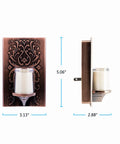 Candle Lite Plug In Night Light With Dusk To Dawn Sensor Flameless LED Candle Sunset Glow Oil Rubbed Bronze Finish