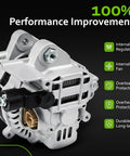 Beefed Up 80A 12V Alternator For Honda Civic 2006 2007 2008 2009 2010 2011 1.8L L4 With 7 Groove Pulley Replacement Parts