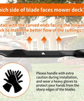 21 Inch Mulching Mower Blades For Husqvarna Poulan Pro Craftsman 42 Inch Deck Replacement 532134149 422719 424752