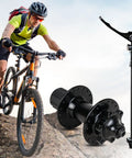 8 9 10 Speed Rear Wheel Hub For MTB And Commuter Bikes With 6 Bolt Disc Quick Release Lightweight Aluminum Black Finish Sealed Bearings
