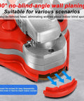 Heavy Duty 3-Head Concrete Grinder 2800W Pro Grade Electric Floor And Wall Polisher with removable head attachment