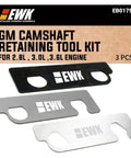 GM Camshaft Retaining Tool Kit For Cadillac Buick Saturn Pontiac Chevrolet 2.8L 3.0L 3.6L Timing Tool Set displayed with EWK logo