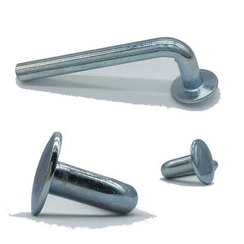 Heavy Duty Pallet Rack Safety Drop Pin Round Top Hat Three Quarters Inch Pin With 0.300 Inch Width And 3.025 Inch Height Beam Lock