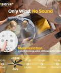 52 Inch Ceiling Fan With Light And Remote, Whisper Quiet DC Motor, Reversible For Year Round Comfort, 6 Speeds, 3CCT