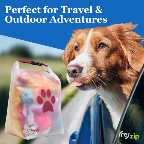 Large Roll Top Pet Food Storage Bag With Airtight Seal Keeps Kibble Fresh 40 Cup Capacity BPA Free for travel