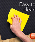 Hand cleaning Embossed Wide Rib Waterproof Vinyl Floor Runner Heavy Duty Protector Mat For Indoor Outdoor Use 27 Inch By 6 Foot.