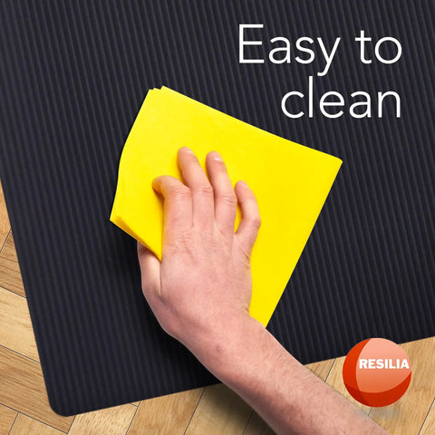 Hand cleaning Embossed Wide Rib Waterproof Vinyl Floor Runner Heavy Duty Protector Mat For Indoor Outdoor Use 27 Inch By 6 Foot.