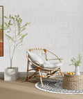 Room styled with Grasscloth Linen Textured Cream Peel And Stick Wallpaper Roll 24 Inch By 394 Inch for walls and decor.