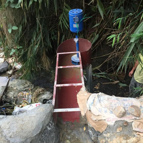 Installed 5KW Axial Flow Hydro Generator With Three Phase Output For Low Head Water Turbine High Efficiency 400V 9A Power System