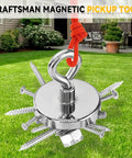 Beast Neodymium Fishing Magnet 60 mm Diameter Delivers 500 Lb Pull with screws and eyebolt for retrieval in a garden