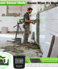 Contractor using Top Notch Upgraded 360 Degree Laser Level with Electric Fine Adjustment on construction site