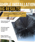 No Tools Needed Gutter Guard For Commercial 8 Inch Gutters 108 Ft Kit Easy Snap In Install Stops Clogging Fits Metal Building Gutters