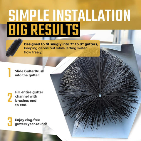 No Tools Needed Gutter Guard For Commercial 8 Inch Gutters 108 Ft Kit Easy Snap In Install Stops Clogging Fits Metal Building Gutters
