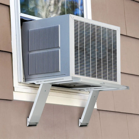 Heavy Duty Window AC Bracket No Tools Needed Easy Install Mount Holds Up To 200lbs on single hung window