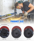 150 Piece 2 Inch Die Grinder Sanding Disc Set With 36 60 80 Grits For Surface Prep Sanding Grinding Polishing And Burr Removal