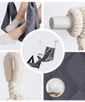Close-up of Patio Swing Chair With Adjustable Footrest And Headrest For A Comfy Cloudlike Sit Quilted Fabric And Steel Spreader Bar